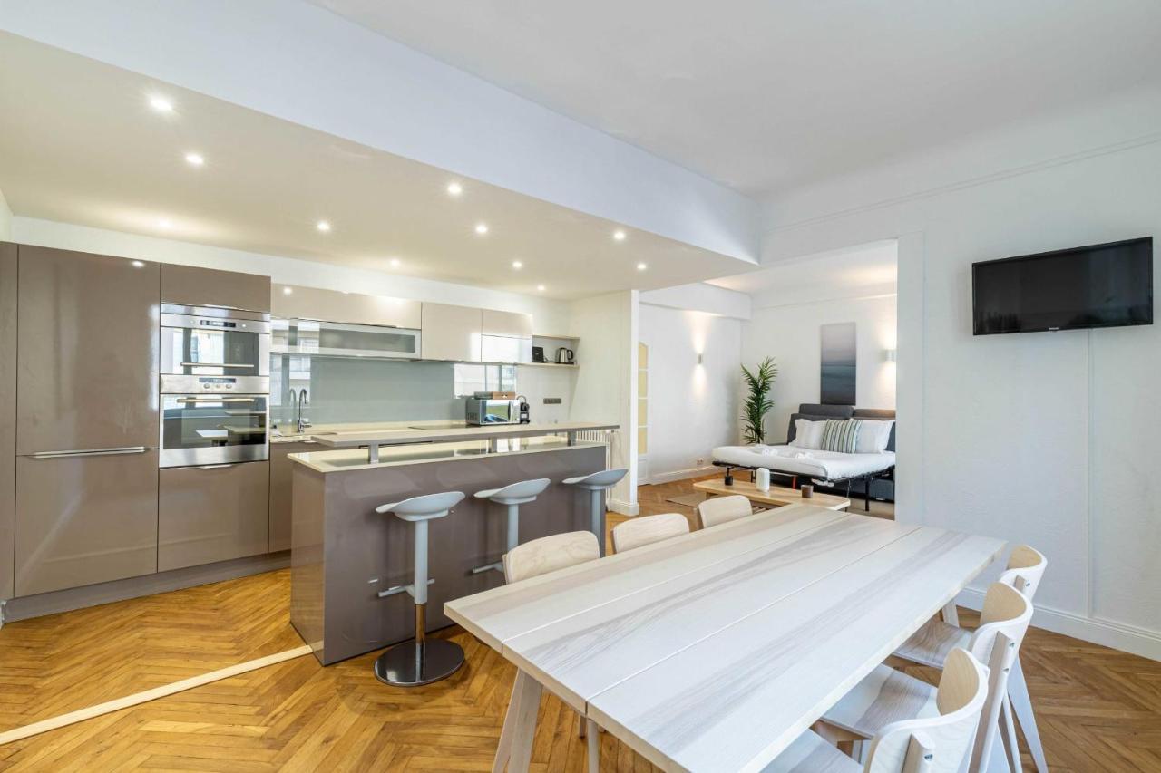 Renovated Apartment 80M2 6P 2Br - Cannes Palm Beach エクステリア 写真