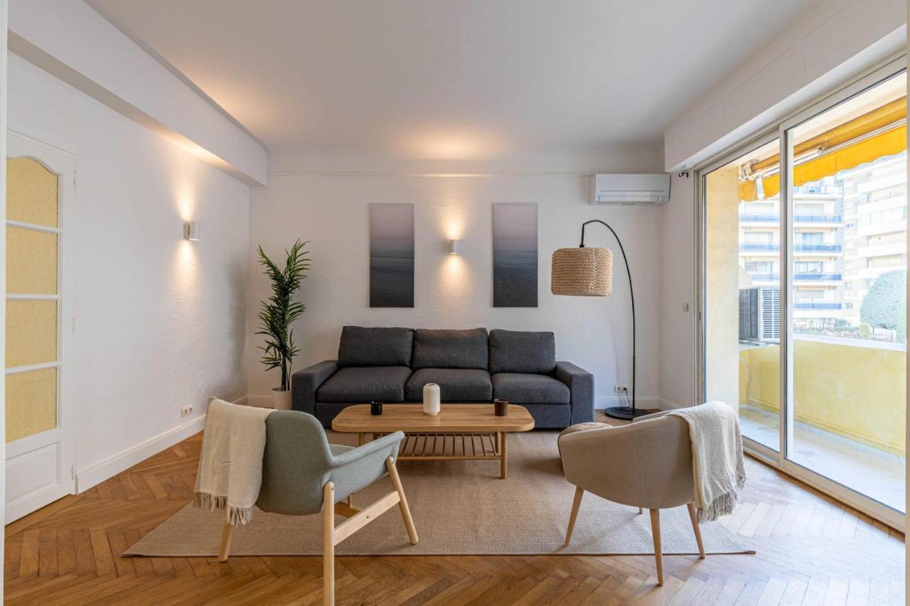 Renovated Apartment 80M2 6P 2Br - Cannes Palm Beach エクステリア 写真